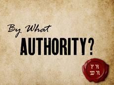 Theme: By What Authority?